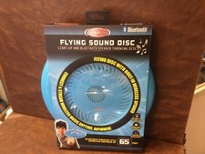 Velocity Flying Sound Disc Bluetooth Speaker Blue NEW
