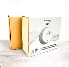 X-Sense SC01 Combination Smoke Carbon Monoxide Detector Alarm 10-Year Bat Set 2