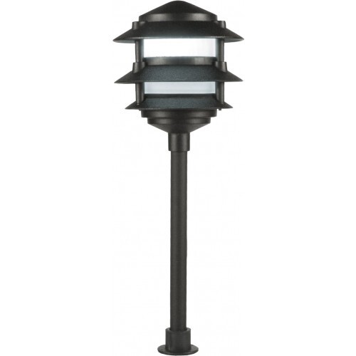 ORBIT 2030-C-BR 3-TIER LOW-VOLT. CLEAR PAGODA LIGHT -BRONZE - Picture 1 of 1