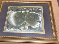 The Whole World Map Nova Orbis Tabvla In Lvcem 16 X13  See Pics