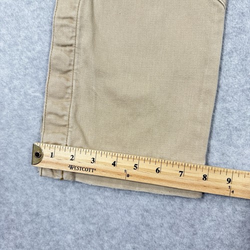 Vintage 90s Y2K Abercrombie Pants Womens 4 East Coast Low Rise Flare Button Leg - Picture 12 of 14
