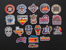 Houston Astros Stickers MLB Major League Baseball World Series Champ Vinyl Texas