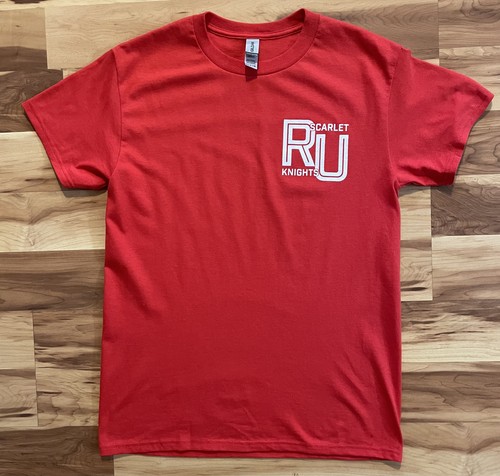 Rutgers University NJ Student Affairs Unisex Small T-Shirt Scarlet Knights Red - Picture 1 of 6