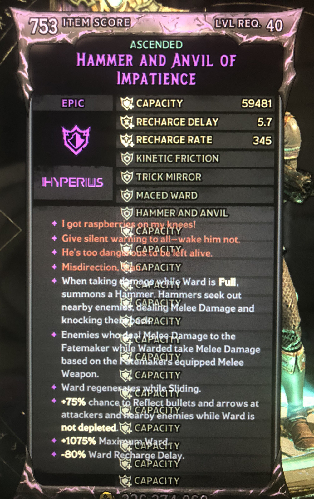 HAMMER AND ANVIL MODDED WARD 🛡️ Tiny Tina's Wonderlands (PS XBOX PC