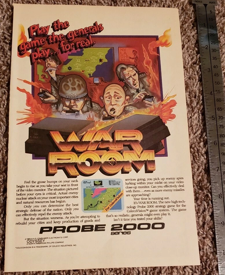 Anuncio War Room Colecovision 1993 Foto 2 de 2