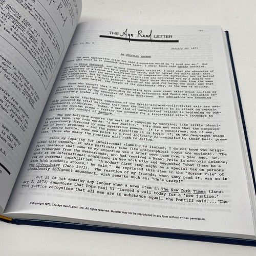 The Ayn Rand Letter - Vols. l-lV 1971-1976 - Hardcover - 1999 - Picture 9 of 11