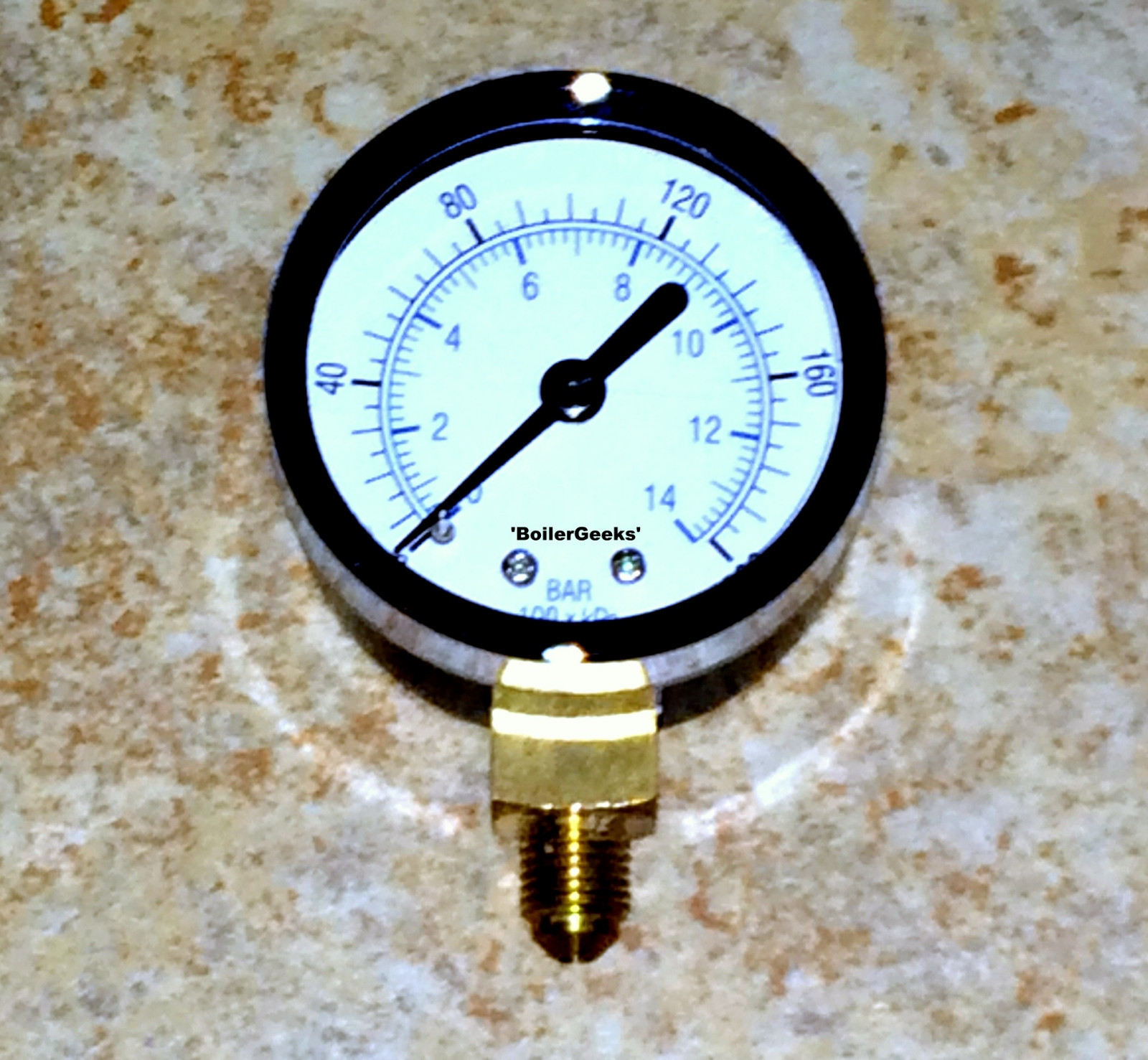 Riello Oil Burner Fuel Pressure Test Gauge with all adapters eBay