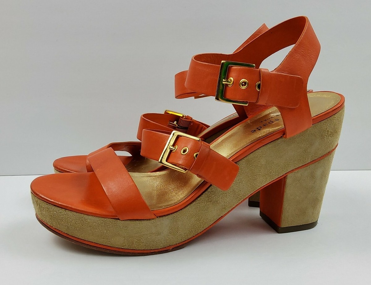 Block Heel Platform Orange Orange Platform Heels – Glass Slipper