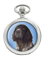 German Longhaired Pointer Pocket Watch