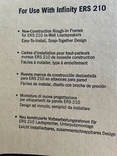 Infinity Ers 210Rif ruff in wall mount kit for 1 pair ers210 inwall speakers