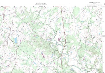 Warda Quadrangle Texas 1962 USGS Topo Map 7.5 Minute Topographic