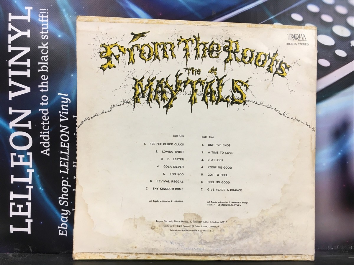 The Maytals From The Roots LP Album Vinyl Record TRLS.65 Reggae