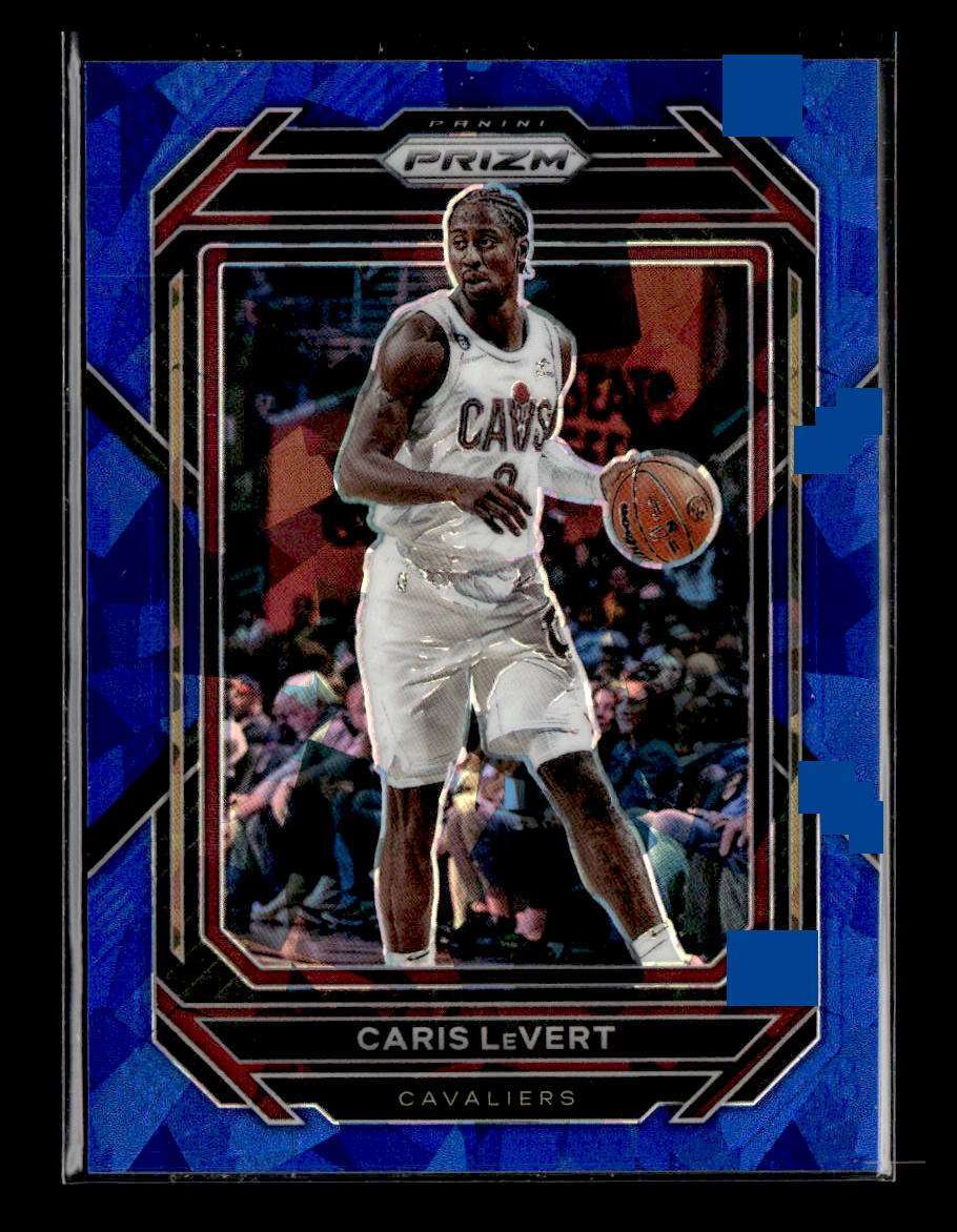 Caris LeVert 2022-23 Panini Prizm Blue Ice Prizm #77 #/125