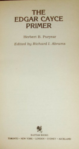 THE EDGAR CAYCE PRIMER-Discovering Path to Self-Transformation-Puryear-SUPERB! - Picture 3 of 5