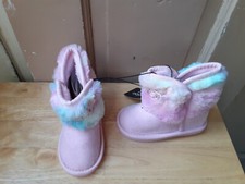 Bebe Faux Fur Lined Toddler Girls Boots Size 7 NEW WITH TAGS