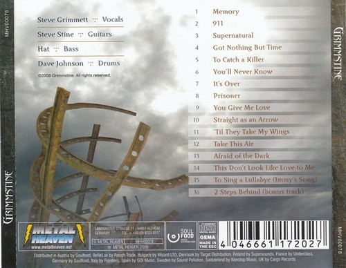 GRIMMSTINE - GRIMMSTINE - METAL HEAVEN 2009 CD - Foto 2 di 2