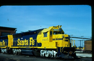 ATSF 3805 GP-40X, Chicago, Il, 06/78; Kodachrome Original | eBay