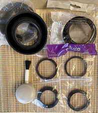 Altura Photo Lens 58mm Hard Hood Tullip and Step-up Set of 4 Rubber Lens Hoods