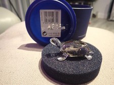 Swarovski Crystal TORTOISE Turtle Figurine 0954679 Retired WITH BOX