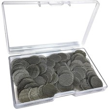 Edelstahl Pfeifensiebe Rauchfilter Rohrfilterschutz 12,7mm 210 Stück