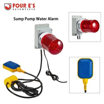 Sump Pump Alarm,High Water Alarm with 3m Level Float Switch,110dB Loud Alarm US