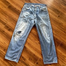 Vintage 40s/50s Big And Tuf Sanforized Denim Carpenter Pants