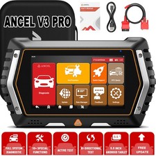 Ancel V3 Pro Obd2 Scanner Full System Auto Diagnostic Scan Tool Ecu Coding Abs