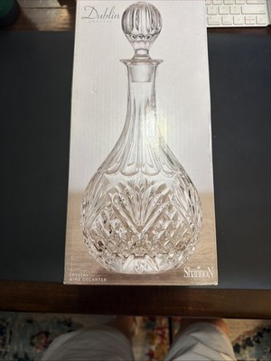 Godinger Wine Decanter Dublin Crystal 28 oz New in Box