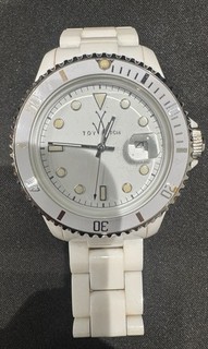 Pre Owned White Toy Watch