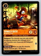 Donald Duck - Musketeer Soldier 8/204 Uncommon Ursula's Return Lorcana Near Mint