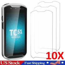 10x Tempered Glass Screen Protector for Zebra TC51 TC510K TC52 TC52X TC56 TC57