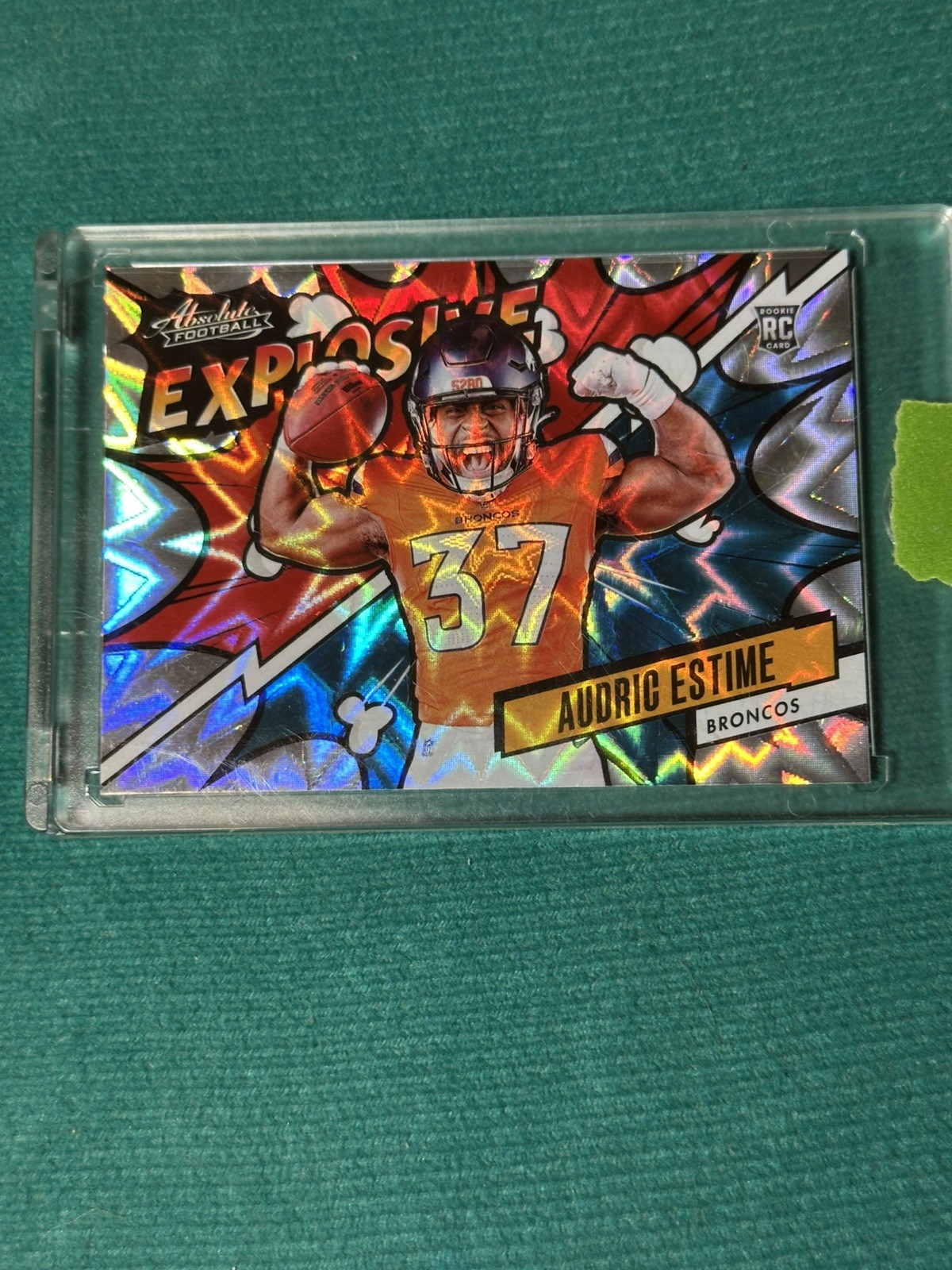 2024 Panini Absolute Explosive Audric Estime #EX-AEE (RC) Broncos