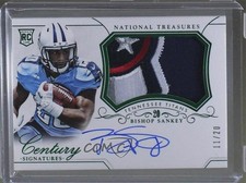 2014 National Treasures Century Numbers 11/20 Bishop Sankey #280 Patch Auto n5z