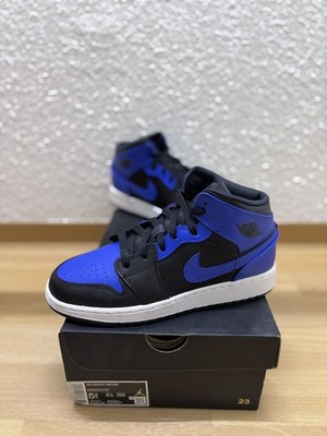 Nike Air Jordan 1 Mid GS Hyper Royal Kinder Damen Sneaker Blau | EU 38 | Neu 