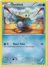 Ducklett - 35/108 - Common LP, English Pokemon Dark Explorers