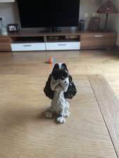 Vintage 1990 ARY English Cocker Spaniel Figurine, Artisans Big Head Dog