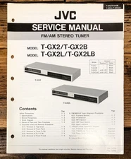 JVC T-GX2 Tuner Service Manual *Original*