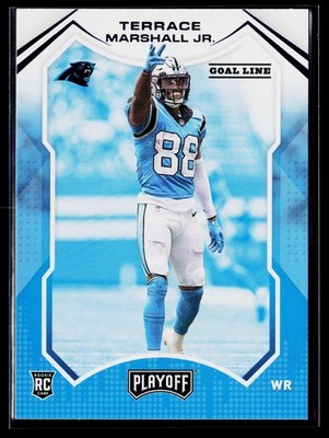 2021 Panini Playoff #220 Terrace Marshall Jr. Goal Line Rookie