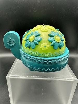 Hallmark Musical Turtle Candle Ensemble-working-vintage Japan