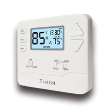 Thermostat for Heat Pump,NonProgrammable Thermostat for Home,Conventional Sin...