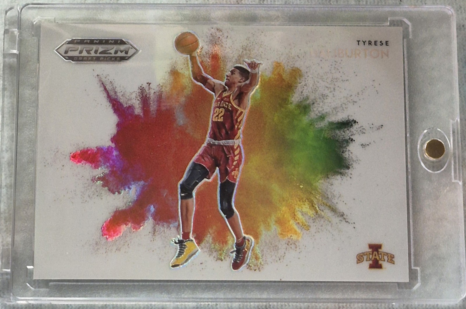 2020-21 Panini Prizm Draft Picks Tyrese Haliburton Rookie Color Blast #CB-TH