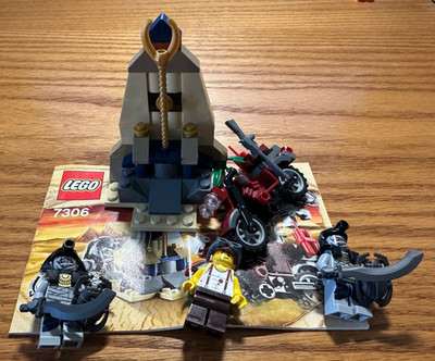 LEGO PHAROAH'S QUEST 7306 Golden Staff Guardians complete loose set