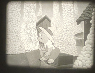 16mm Film Cartoon: Porky Pig Swooner Crooner 1944 B&W