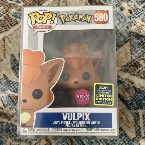 Pokemon Vulpix (Flocked) Funko POP! #580 2020 Summer Convention Games