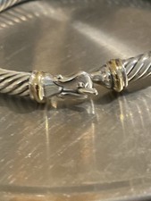 David Yurman Sterling Silver 925 5mm Cable Bu...