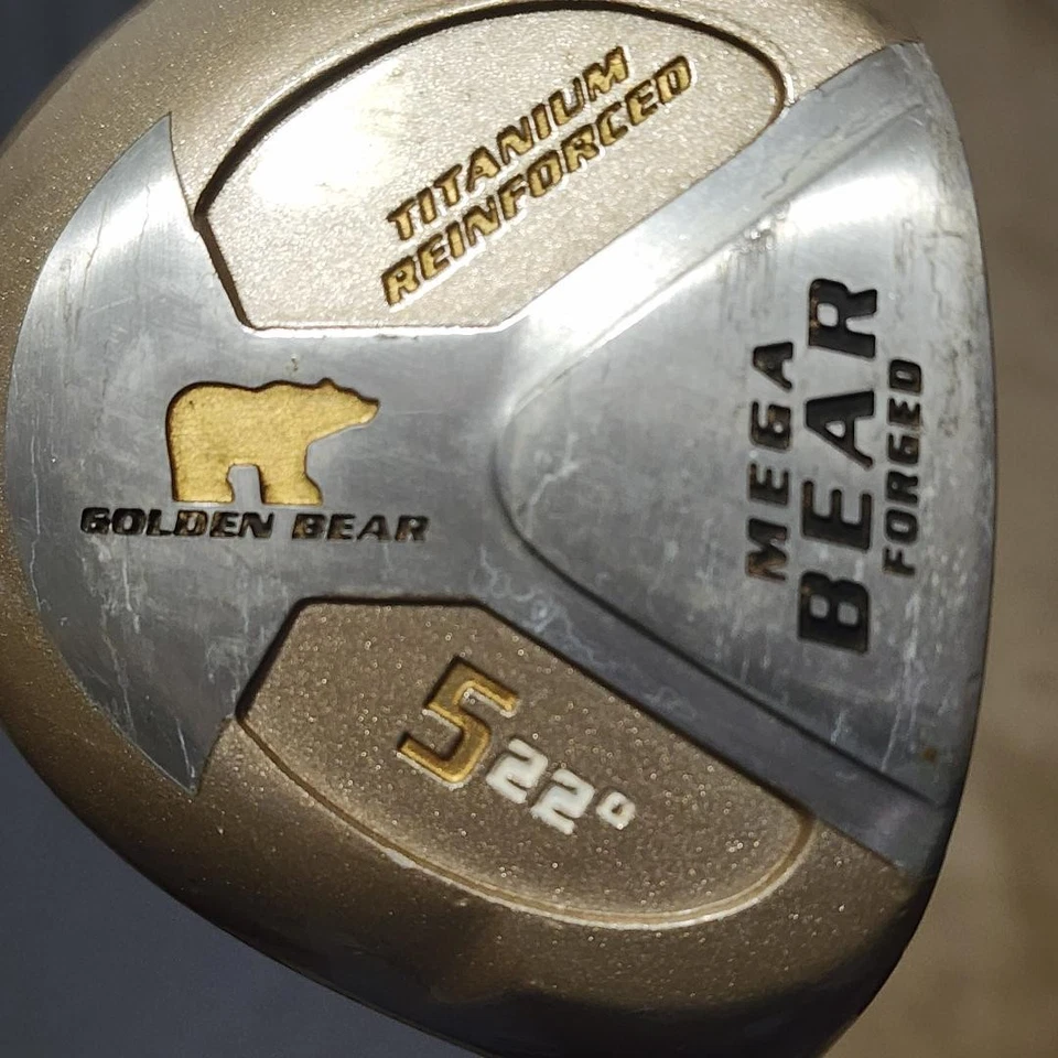 GOLDEN BEAR MEGA BEAR FORGED #5 WOOD 22* WOMENS TITANIUM Foto 2 de 4