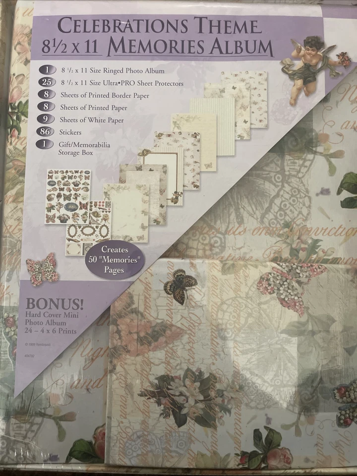 Celebrations Theme 8.5x11 Memories Kit. Scrapbooking/ Photo Album.Create 50 Pg. - Image 2 of 4