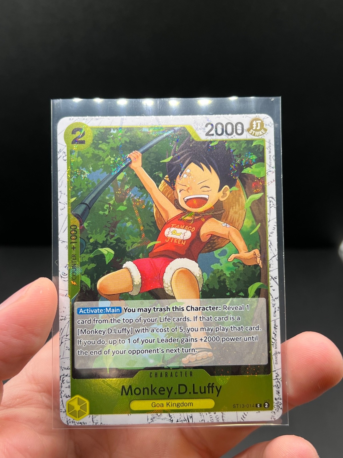 Monkey.D.Luffy - ST13-014 (Pirate Foil) ST13-014 Premium Booster -The Best- Vol.