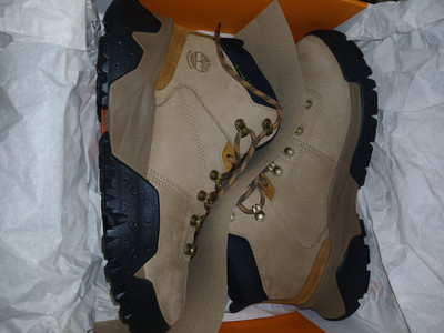  Timberland Motion Scramble Mid LC Waterproof HK Boot Medium Beige Nubuck 11 M