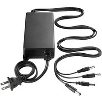 Lorex ACCPWRLHV516B 12V 2.8A 4-Output Switching Power Adapter Black